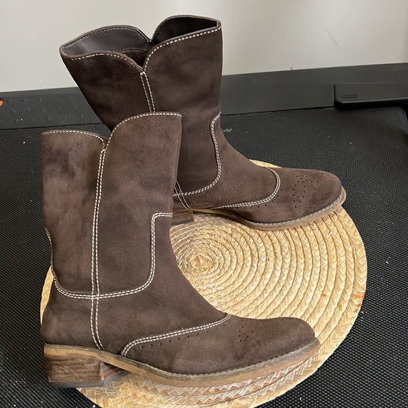 American Eagle Southwestern Cowboy Boots Size 7 - Picture 11 of 16